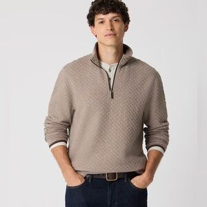J. Crew men’s Quilted Half-zip